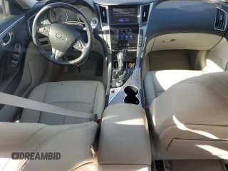 2017 Infiniti Q50 Premium with VIN JN1EV7AP4HM739472, listed as a Copart auction lot 57230925 with 88,352 mi miles and Salvage title. Bid and sale history available at DreamBid. Image 8.