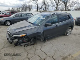 2016 Jeep Cherokee Latitude z VIN 1C4PJMCB0GW162329, wystawiony jako Copart lot #48202955 z przebiegiem 91 780 mil mil oraz Szkoda całkowita • Salvage title. Historia ofert i sprzedaży dostępna na DreamBid. Obrazek 1.