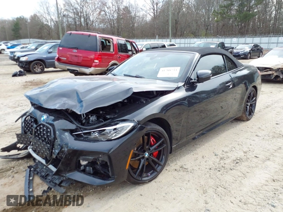2021 BMW 4 Series M440i with VIN WBA53AT07MCH13853, listed as a IAAI auction lot 41788733 with 53,518 mi miles and . Bid and sale history available at DreamBid. Image 19.
