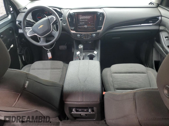 2020 Chevrolet Traverse LS with VIN 1GNEVFKW3LJ231556, listed as a Copart auction lot 58529715 with 97,841 mi miles and Salvage title. Bid and sale history available at DreamBid. Image 8.