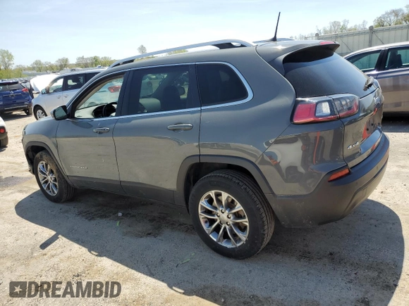 2020 Jeep Cherokee Latitude Plus with VIN 1C4PJMLB7LD555301, listed as a Copart auction lot 56246665 with 70,973 mi miles and Salvage title. Bid and sale history available at DreamBid. Image 2.