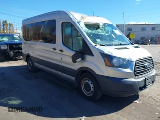 2016 Ford Transit Passenger XL with VIN 1FBZX2CM5GKA20891, listed as a IAAI auction lot 41677359 with 83,119 mi miles. Bid and sale history available at carsss.com. Image 1.