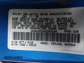 2010 Toyota Corolla с VIN 1NXBU4EE0AZ285538, выставлен на аукционе IAAI как лот 42011979 с пробегом 211 153 миль миль и . История ставок и продаж доступна на DreamBid. Изображение 9.