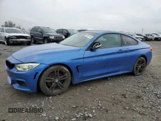2014 BMW 4 Series 428i xDrive with VIN WBA3N9C5XEK245049, listed as a Copart auction lot 48901785 with 89,966 mi miles and Salvage Title. Bid and sale history available at carsss.com. Image 1.