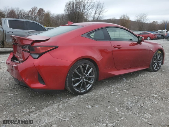 2022 Lexus RC with VIN JTHGZ5BC4N5026490, listed as a Copart auction lot 84170104 with 20,167 mi miles and Salvage Title. Bid and sale history available at carsss.com. Image 3.