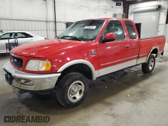 1997 Ford F-150 XL z VIN 1FTDX1862VKB29039, wystawiony jako Copart lot #54321605 z przebiegiem 288 383 mil mil oraz Czysty tytuł • Clean title. Historia ofert i sprzedaży dostępna na DreamBid. Obrazek 1.