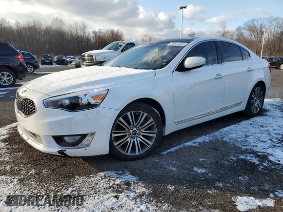 2015 Kia Cadenza Premium with VIN KNALN4D79F5174557, listed as a Copart auction lot 85873364 with 212,746 mi miles and Clean Title. Bid and sale history available at carsss.com. Image 1.