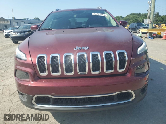 2018 Jeep Cherokee Limited с VIN 1C4PJMDB1JD600079, выставлен на аукционе Copart как лот 64073565 с пробегом 59 886 миль миль и Списание • Salvage title. История ставок и продаж доступна на DreamBid. Изображение 5.