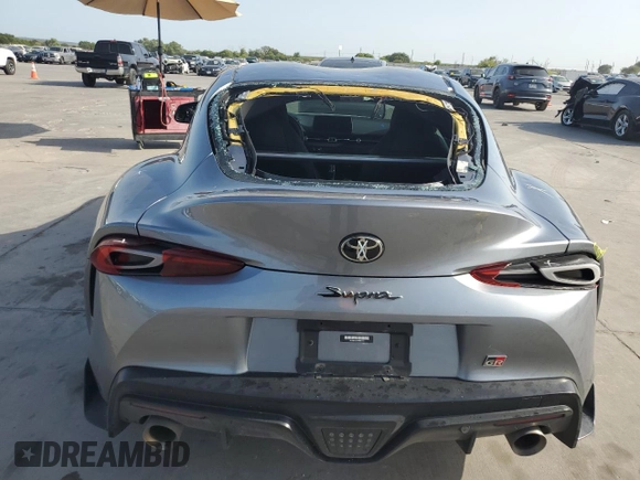 2022 Toyota GR Supra 3.0 with VIN WZ1DB0C07NW051721, listed as a Copart auction lot 66031814 with 39,170 mi miles and Clean Title. Bid and sale history available at carsss.com. Image 6.