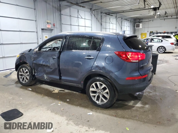 2014 Kia Sportage LX with VIN KNDPB3AC3E7582466, listed as a Copart auction lot 79408254 with 133,715 mi miles and Salvage Title. Bid and sale history available at carsss.com. Image 2.