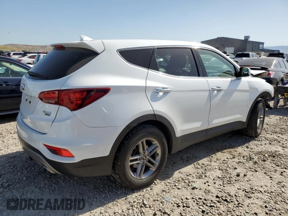2017 Hyundai Santa Fe 2.4L z VIN 5NMZTDLB9HH022027, wystawiony jako Copart lot #56242045 z przebiegiem 117 484 mil mil oraz Szkoda całkowita • Salvage title. Historia ofert i sprzedaży dostępna na DreamBid. Obrazek 3.