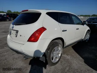 2003 Nissan Murano SE with VIN JN8AZ08W43W237891, listed as a Copart auction lot 53432624 with 0 mi miles and Non Repairable. Bid and sale history available at carsss.com. Image 3.