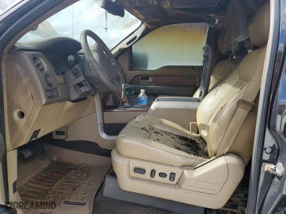 2010 Ford F-150 XL with VIN 1FTFW1EV3AFA27744, listed as a Copart auction lot 73127824 with 0 mi miles and Salvage Title. Bid and sale history available at carsss.com. Image 7.