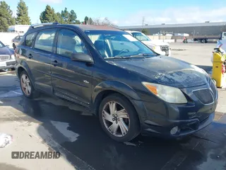 2005 Pontiac Vibe with VIN 5Y2SL63855Z447933, listed as a IAAI auction lot 41711037 with 184,609 mi miles. Bid and sale history available at carsss.com. Image 1.