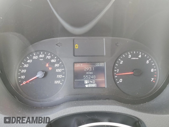2021 Mercedes-Benz Sprinter Cargo Cargo with VIN W1Y40BHY2MT064354, listed as a Copart auction lot 59735044 with 55,248 mi miles and Salvage Title. Bid and sale history available at DreamBid. Image 9.