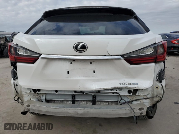 2017 Lexus RX with VIN 2T2ZZMCA3HC077418, listed as a Copart auction lot 86758564 with 109,513 mi miles and Salvage Title. Bid and sale history available at carsss.com. Image 6.