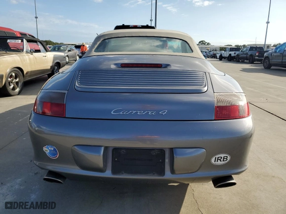 2002 Porsche 911 Carrera with VIN WP0CA29972S651334, listed as a Copart auction lot 74620234 with 0 mi miles and Non Repairable. Bid and sale history available at carsss.com. Image 6.