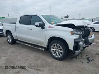 2021 Chevrolet Silverado 1500 LTZ with VIN 3GCUYGET3MG338547, listed as a IAAI auction lot 41621179 with 25,335 mi miles and . Bid and sale history available at DreamBid. Image 1.