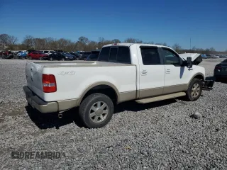 2008 Ford F-150 XLT with VIN 1FTPW14V58KB37444, listed as a Copart auction lot 50063545 with 165,536 mi miles and Salvage Title. Bid and sale history available at carsss.com. Image 3.
