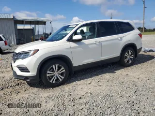 2018 Honda Pilot EX-L with VIN 5FNYF5H58JB002080, listed as a Copart auction lot 61550255 with 75,287 mi miles and Salvage title. Bid and sale history available at DreamBid. Image 1.