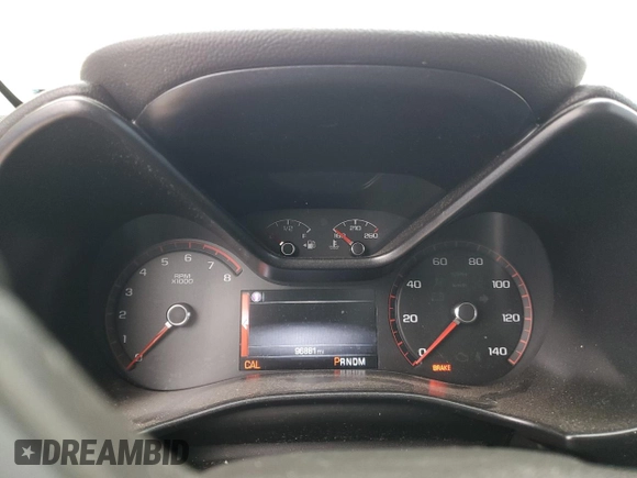 2015 GMC Canyon 4WD SLT with VIN 1GTG6CE33F1183608, listed as a Copart auction lot 45346075 with 96,881 mi miles and Salvage Title. Bid and sale history available at carsss.com. Image 9.