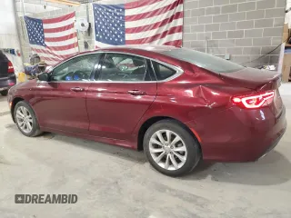 2015 Chrysler 200 C with VIN 1C3CCCCG5FN517194, listed as a Copart auction lot 51232045 with 148,745 mi miles and Salvage Title. Bid and sale history available at carsss.com. Image 2.