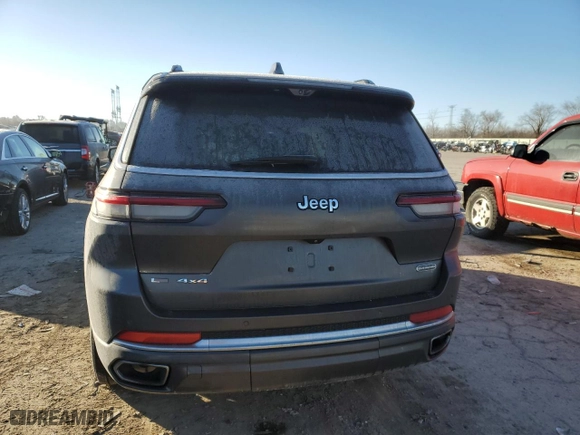 2021 Jeep Grand Cherokee L Overland with VIN 1C4RJKDG3M8180573, listed as a Copart auction lot 42588835 with 78,596 mi miles and Salvage Title. Bid and sale history available at carsss.com. Image 6.