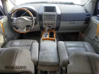 2005 Infiniti QX56 with VIN 5N3AA08C75N809167, listed as a Copart auction lot 43270095 with 0 mi miles and Salvage Title. Bid and sale history available at carsss.com. Image 8.