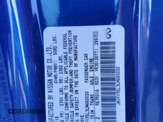 2020 Infiniti Q60 Red Sport 400 with VIN JN1FV7EL3LM460020, listed as a Copart auction lot 76548124 with Not provided miles and Salvage title. Bid and sale history available at DreamBid. Image 18.