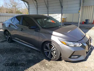 2021 Nissan Sentra SR with VIN 3N1AB8DV0MY318685, listed as a Copart auction lot 46062665 with Not Provided miles and Salvage Title. Bid and sale history available at carsss.com. Image 4.