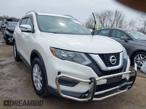 2017 Nissan Rogue SV with VIN 5N1AT2MV9HC794645, listed as a IAAI auction lot 42005802 with 66,707 mi miles. Bid and sale history available at carsss.com. Image 1.