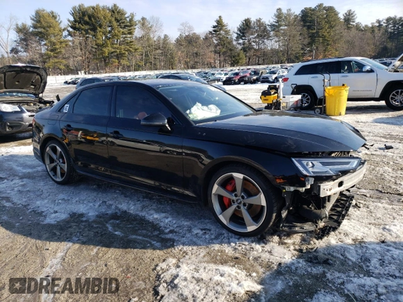 2019 Audi S4 Premium Plus z VIN WAUB4AF44KA032182, wystawiony jako Copart lot #45534465 z przebiegiem 75 742 mil mil oraz Szkody całkowita. Historia ofert i sprzedaży dostępna na DreamBid. Obrazek 4.