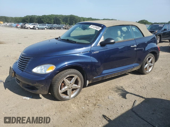 2005 Chrysler PT Cruiser GT with VIN 3C3AY75S55T524274, listed as a Copart auction lot 61123405 with 46,207 mi miles and Clean title. Bid and sale history available at DreamBid. Image 1.