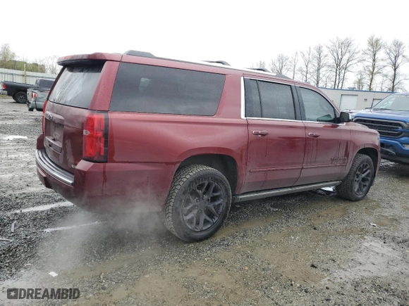 2017 Chevrolet Suburban Premier with VIN 1GNSKJKC0HR295339, listed as a Copart auction lot 51484595 with 116,555 mi miles and Salvage Title. Bid and sale history available at carsss.com. Image 3.