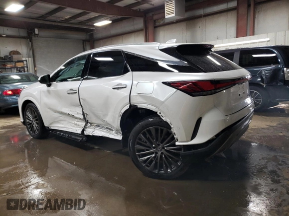 2023 Lexus RX with VIN 2T2BBMCA7PC019896, listed as a Copart auction lot 46833364 with 10,280 mi miles. Bid and sale history available at carsss.com. Image 2.