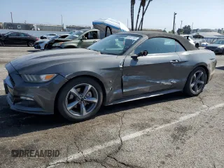 2015 Ford Mustang V6 with VIN 1FATP8EM3F5332907, listed as a Copart auction lot 61613105 with 113,066 mi miles and Salvage title. Bid and sale history available at DreamBid. Image 1.