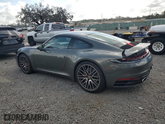 2024 Porsche 911 Carrera S with VIN WP0AB2A94RS219603, listed as a Copart auction lot 77205934 with 3,357 mi miles and Salvage Title. Bid and sale history available at carsss.com. Image 2.