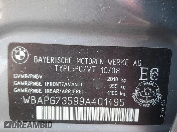 2009 BMW 3 Series 323i z VIN WBAPG73599A401495, wystawiony jako Copart lot #88476595 z przebiegiem 231 795 mil mil oraz Czysty tytuł • Clean title. Historia ofert i sprzedaży dostępna na DreamBid. Obrazek 12.