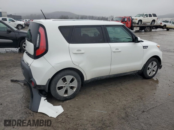 2016 Kia Soul with VIN KNDJN2A26G7308051, listed as a Copart auction lot 42466525 with 62,337 mi miles and Salvage Title. Bid and sale history available at carsss.com. Image 3.