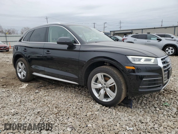 2018 Audi Q5 Premium Plus with VIN WA1BNAFY2J2232872, listed as a Copart auction lot 51054445 with 20,126 mi miles and Salvage title. Bid and sale history available at DreamBid. Image 4.