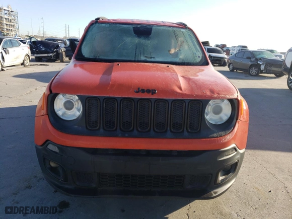 2017 Jeep Renegade Altitude with VIN ZACCJABB9HPG44939, listed as a Copart auction lot 48578125 with 90,965 mi miles and Salvage Title. Bid and sale history available at carsss.com. Image 5.