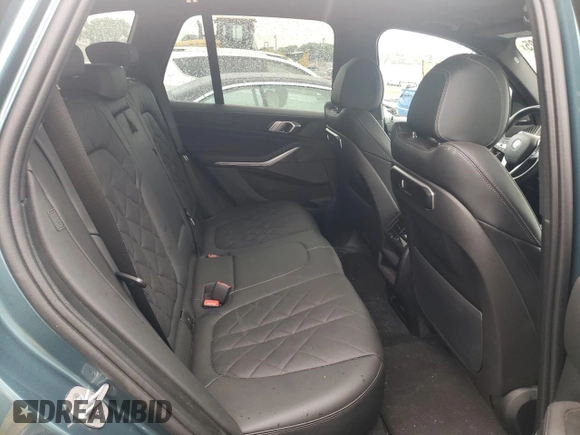 2024 BMW X5 xDrive40i with VIN 5UX23EU02R9T63818, listed as a Copart auction lot 60195525 with 26,773 mi miles and Salvage title. Bid and sale history available at DreamBid. Image 10.