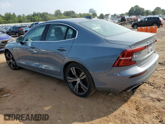 2022 Volvo S60 Plus Dark Theme with VIN 7JRL12TL0NG161427, listed as a Copart auction lot 67249684 with 0 mi miles and Salvage Title. Bid and sale history available at carsss.com. Image 2.