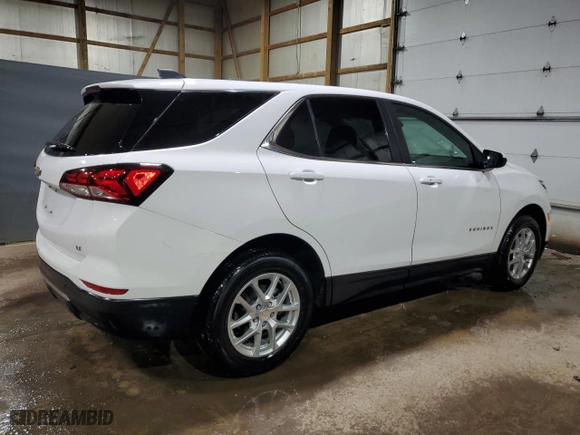 2022 Chevrolet Equinox LT with VIN 3GNAXKEV1NL141631, listed as a Copart auction lot 51709165 with 69,539 mi miles and Clean Title. Bid and sale history available at carsss.com. Image 3.