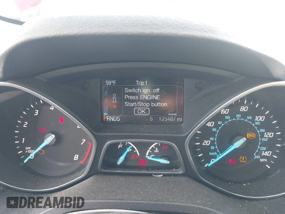 2015 Ford Escape Titanium with VIN 1FMCU9J91FUA97855, listed as a IAAI auction lot 41689650 with 125,487 mi miles. Bid and sale history available at carsss.com. Image 7.