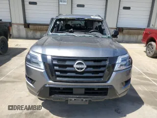 2023 Nissan Armada SL with VIN JN8AY2BBXP9833063, listed as a Copart auction lot 53911775 with 56,367 mi miles and Salvage Title. Bid and sale history available at carsss.com. Image 5.