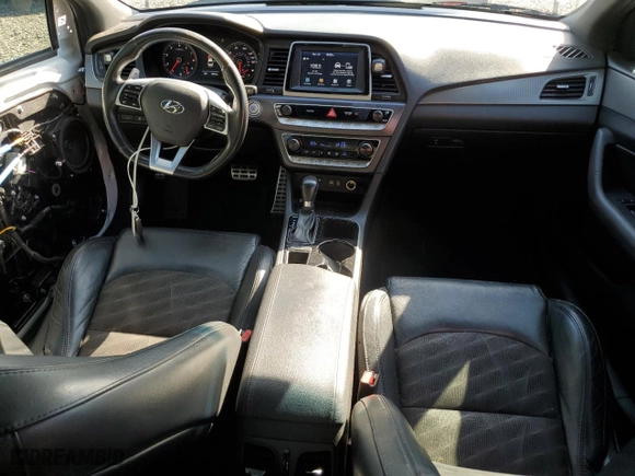 2019 Hyundai Sonata Sport with VIN 5NPE34AFXKH750132, listed as a Copart auction lot 50071885 with 90,964 mi miles and Non Repairable. Bid and sale history available at carsss.com. Image 8.