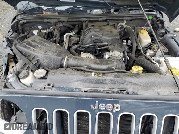 2017 Jeep Wrangler Sahara with VIN 1C4AJWBG5HL585280, listed as a Copart auction lot 54703555 with Not provided miles and Salvage title. Bid and sale history available at DreamBid. Image 11.