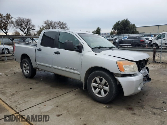 2011 Nissan Titan SL with VIN 1N6AA0ED2BN305628, listed as a Copart auction lot 85012324 with 188,329 mi miles and Salvage Title. Bid and sale history available at carsss.com. Image 4.