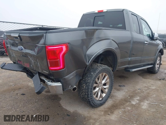 2015 Ford F-150 XLT with VIN 1FTFX1EF1FFB62489, listed as a IAAI auction lot 41503088 with 133,658 mi miles. Bid and sale history available at carsss.com. Image 4.